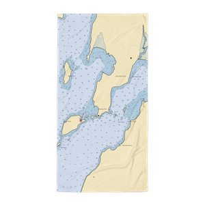 St. Albans Public Dock (North Hero, VT) NOAA Chart Towel