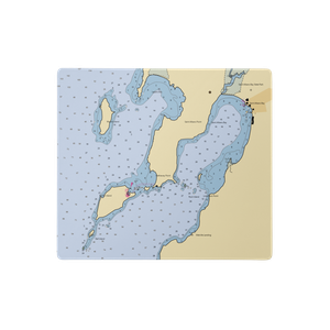 St. Albans Public Dock (North Hero, VT) NOAA Chart  Gaming Mouse Pad