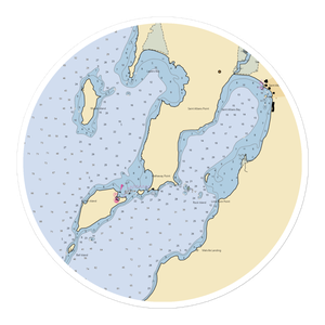 St. Albans Public Dock (North Hero, VT) NOAA Chart Sticker