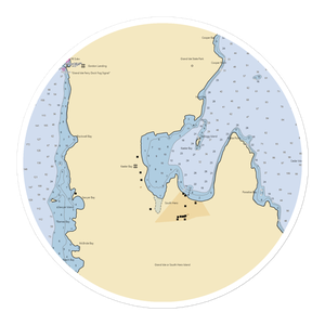 Keeler Bay Campground and Marina (Grand Isle, VT) NOAA Chart Sticker