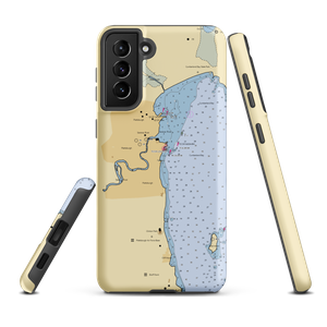 Plattsburgh City Marina (Plattsburgh, NY) NOAA Chart Samsung Phone Case