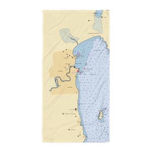 Plattsburgh City Marina (Plattsburgh, NY) NOAA Chart Towel