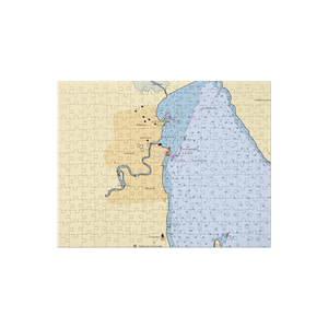 Plattsburgh Boat Basin (Plattsburgh, NY) NOAA Chart Jigsaw Puzzle