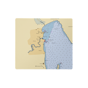 Plattsburgh Boat Basin (Plattsburgh, NY) NOAA Chart  Gaming Mouse Pad