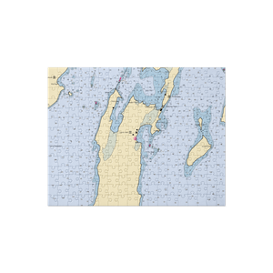 Hero's Welcome (North Hero, VT) NOAA Chart Jigsaw Puzzle