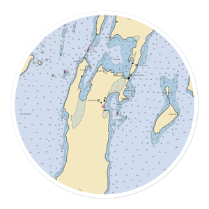 The North Hero House (North Hero, VT) NOAA Chart Sticker