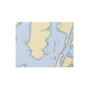 Lakehurst Campground and Marina (Isle La Motte, VT) NOAA Chart Jigsaw Puzzle