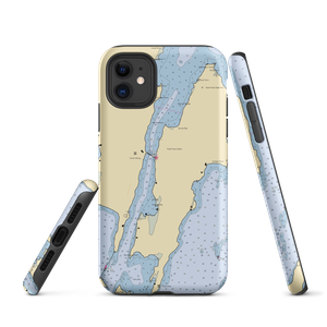 Holiday Harbor Motel (North Hero, VT) NOAA Chart  Tough iPhone Case