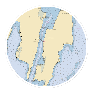 Holiday Harbor Motel (North Hero, VT) NOAA Chart Sticker