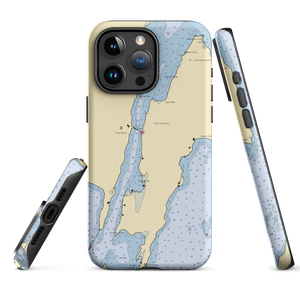 New England Power Boats (North Hero, VT) NOAA Chart  Tough iPhone Case