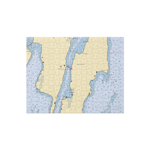 New England Power Boats (North Hero, VT) NOAA Chart Jigsaw Puzzle