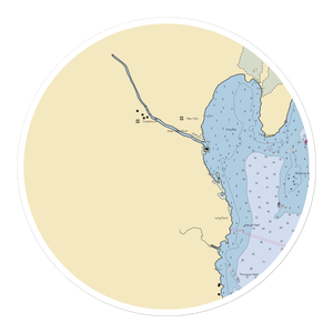 B & B Marina (Isle La Motte, VT) NOAA Chart Sticker