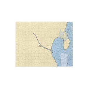 Chazy Yacht Club (Chazy, NY) NOAA Chart Jigsaw Puzzle