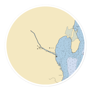 Chazy River Marina (Chazy, NY) NOAA Chart Sticker