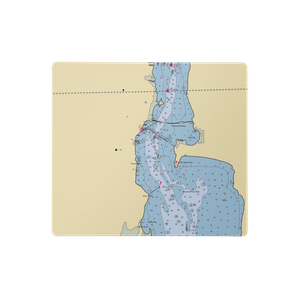 Safe Harbor Gaines (Alburg, VT) NOAA Chart  Gaming Mouse Pad