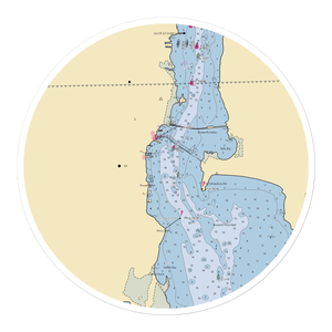 Safe Harbor Gaines (Alburg, VT) NOAA Chart Sticker