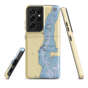 Lighthouse Marina on Lake Champlain (Alburg, VT) NOAA Chart Samsung Phone Case