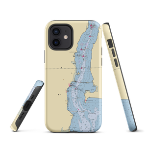 Lighthouse Marina on Lake Champlain (Alburg, VT) NOAA Chart  Tough iPhone Case