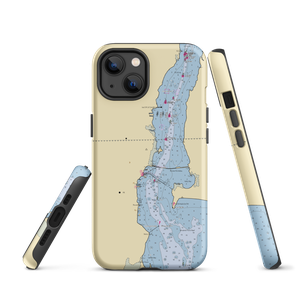 Lighthouse Marina on Lake Champlain (Alburg, VT) NOAA Chart  Tough iPhone Case