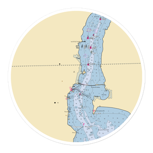 Lighthouse Marina on Lake Champlain (Alburg, VT) NOAA Chart Sticker