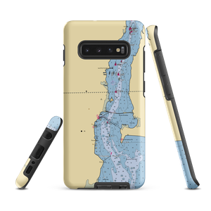 US Customs and Border Patrol Check-In Docks (Alburg, VT) NOAA Chart Samsung Phone Case