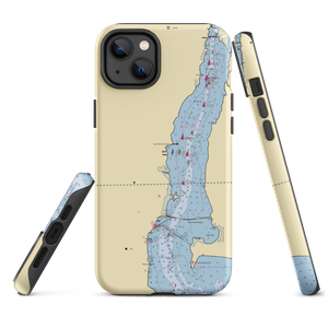 Marina Le Sieur De Champlain Inc (Alburg, VT) NOAA Chart  Tough iPhone Case