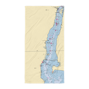 Marina Le Sieur De Champlain Inc (Alburg, VT) NOAA Chart Towel