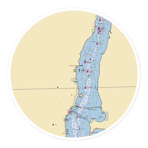 Marina Le Sieur De Champlain Inc (Alburg, VT) NOAA Chart Sticker