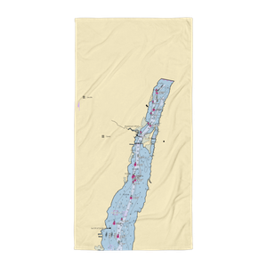 Marina Les Alizes Inc (Alburg, VT) NOAA Chart Towel