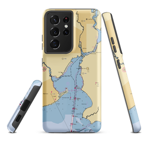 Long Wharf Pier (New Haven, CT) NOAA Chart Samsung Phone Case