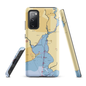 Long Wharf Pier (New Haven, CT) NOAA Chart Samsung Phone Case