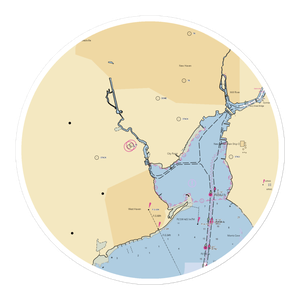City Point Yacht Club (West Haven, CT) NOAA Chart Sticker