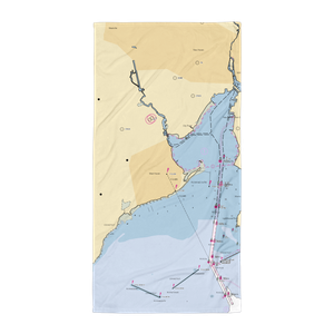 West Haven Yacht Club (West Haven, CT) NOAA Chart Towel