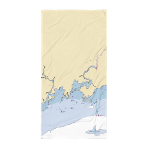 Branford River Marine (Branford, CT) NOAA Chart Towel