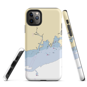 Kelsey's Boat Yard (East Haven, CT) NOAA Chart  Tough iPhone Case