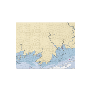 Guilford Boat Yards (Guilford, CT) NOAA Chart Jigsaw Puzzle