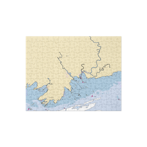 Guilford Yacht Club (Guilford, CT) NOAA Chart Jigsaw Puzzle