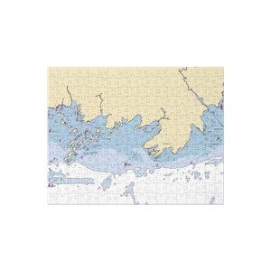 Sachem Head Yacht Club (New Haven, CT) NOAA Chart Jigsaw Puzzle