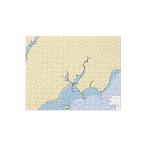 Milford Boat Works (Orange, CT) NOAA Chart Jigsaw Puzzle