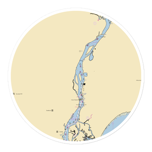 Caswell Cove Marina (Stratford, CT) NOAA Chart Sticker