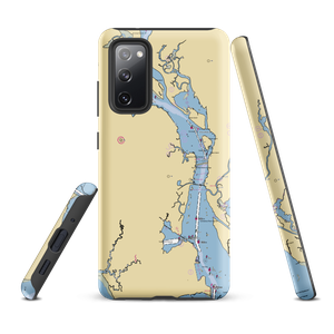 Island Cove Marina (Old Saybrook, CT) NOAA Chart Samsung Phone Case