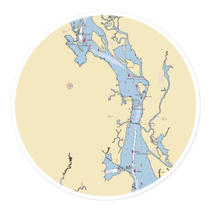 Island Cove Marina (Old Saybrook, CT) NOAA Chart Sticker