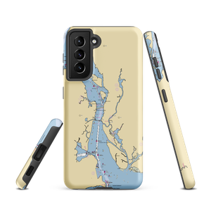 Safe Harbor Ferry Point (Old Saybrook, CT) NOAA Chart Samsung Phone Case