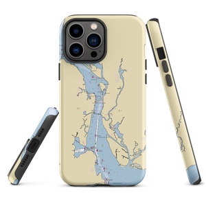 Safe Harbor Ferry Point (Old Saybrook, CT) NOAA Chart  Tough iPhone Case