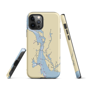 Safe Harbor Ferry Point (Old Saybrook, CT) NOAA Chart  Tough iPhone Case