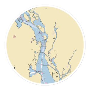 Safe Harbor Ferry Point (Old Saybrook, CT) NOAA Chart Sticker