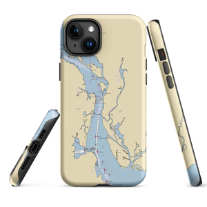 Old Lyme Dock Company (Old Saybrook, CT) NOAA Chart  Tough iPhone Case