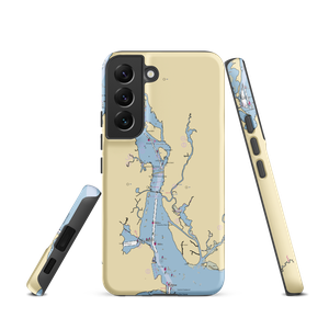 South Yard Marina at Ferry Point (Old Saybrook, CT) NOAA Chart Samsung Phone Case