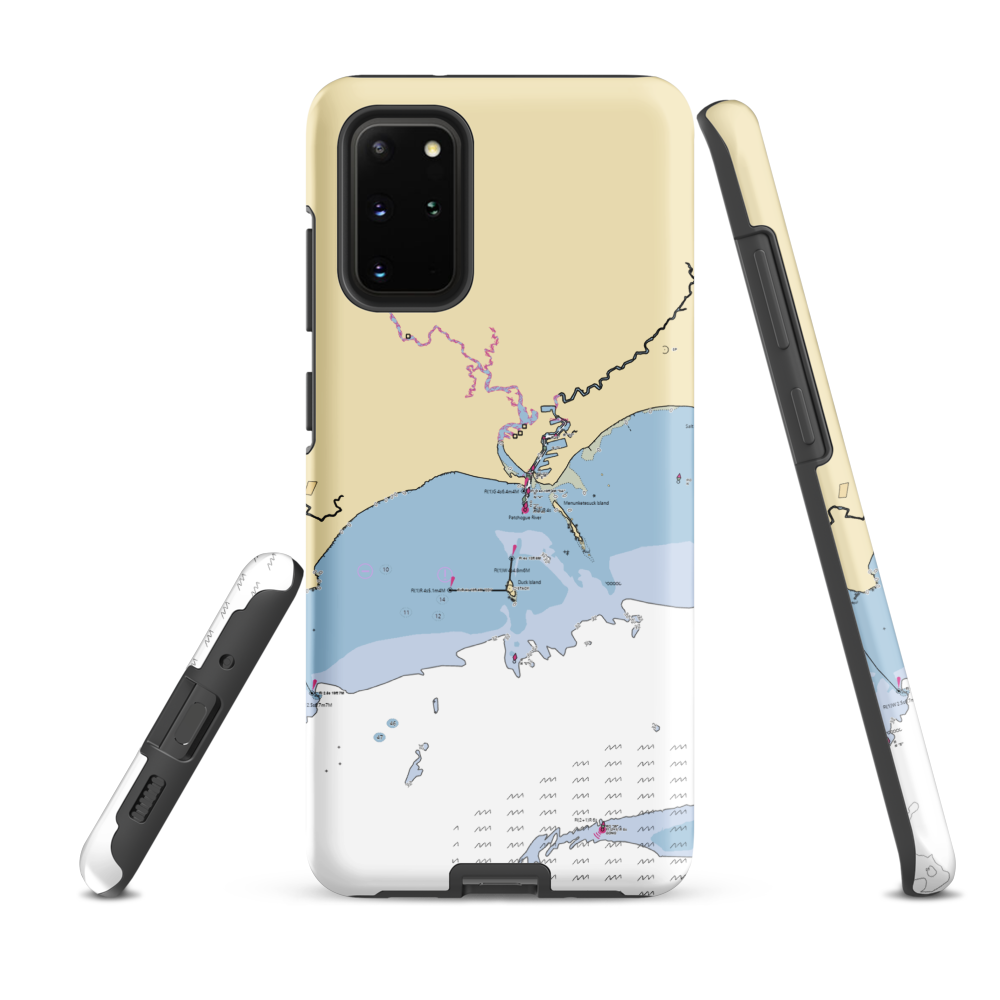 Harry's Marine Repair (Westbrook, CT) NOAA Chart Samsung Phone Case Samsung Galaxy S20 Plus model shown