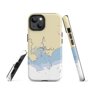 Lobster Landing (Clinton, CT) NOAA Chart  Tough iPhone Case